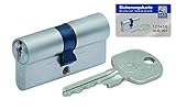 Patentiertes Spezialprofil BASI Schließsysteme 3-AX Doppelzylinder 55/55 mm, N&G inklusive 3 Schlüssel und Sicherungskarte, 4115-5555