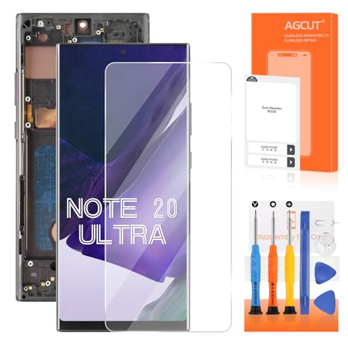 INCELL for Samsung Galaxy Note 20 Ultra Screen Replacement for Samsung Note 20 Ultra LCD Display N986B N985 SM-N986U LCD Digitizer Touch Assembly Black with Frame(Not Fingerprint)
