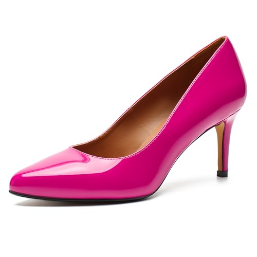 Image of Unisex Men's Women's Classic Mid Kitten Heel Pumps
