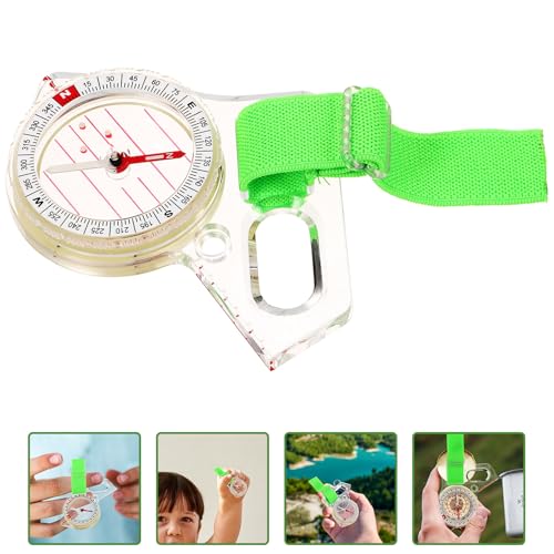 Brújula portátil de mano Luxshiny para orientación thumb miniatura 6