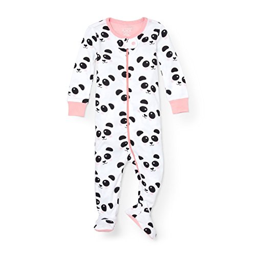 Image of The Children's Place Baby Panda Stretchie Pajamas