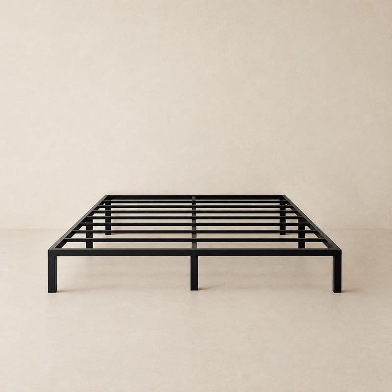 Image of New Round Bed Upholstered Bed Frame -Washable Zip Cover, Modular Minimalist Modern Design Soft Foam Platform Bed, Half Circle Sold Separately (Box Spring, Queen)