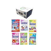 Hi Chew Candy 6 Flavor Variety Pack Bundle Tropical Mix, Sours, Soda Pop, Yogurt Mix, Strawberry, Original Mix in Fusion Select Gift Box
