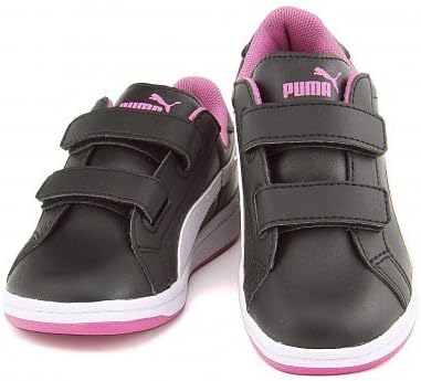 Amazon プーマ Puma 女の子 男の子 キッズ ベビー 子供靴 通学靴 運動靴 ベビーシューズ スニーカー スマッシュ L V Smash L V Kids ブラック ホワイト カーマインローズ 21 0cm 運動靴 スニーカー