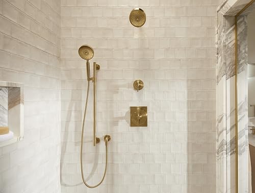 Coude d'alimentation mural Kohler en laiton brossé de luxe pour douche