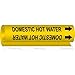 Brady 5675-I, 92714 High Performance - Wrap Around Pipe Marker, (Pack of 20 pcs)