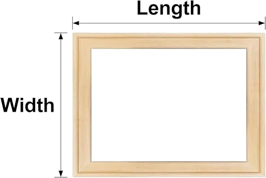 Queenbox 59x37.4in Wooden Painting Stretching Bar Kit, DIY Canvas Gallery Frames for Oil Paintings Prints Picture Wall Art Poster