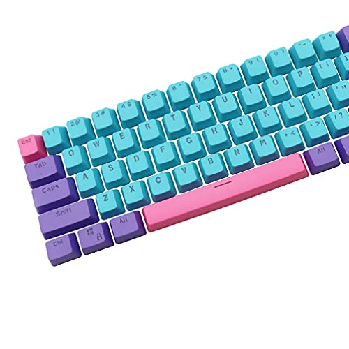 Image of WHYSP PBT Keycaps 60% for 60 Percent Keyboard OEM Profile Backlit Key Cap Replacement 6.25U Space Bar
