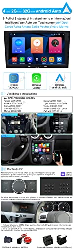 ACAVICA 8 Autoradio con Navigatore GPS Bluetooth