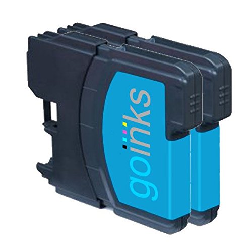 Preisvergleich Produktbild 2 Go Inks Cyan Tintenpatronen ersetzen Brother LC980C & LC1100C Kompatibel / Nicht-OEM zur verwendung mit Brother DCP und MFC Drucker