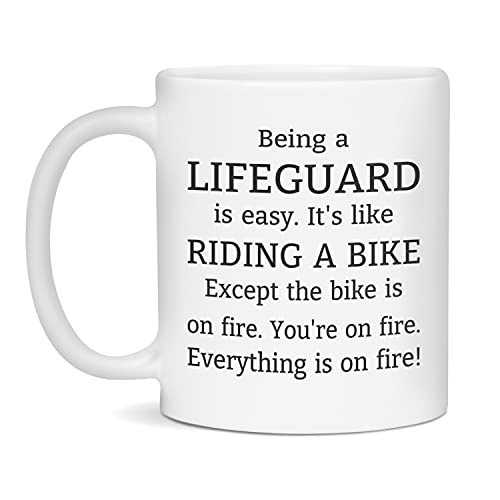 Lifeguard Funny Saying Mug, 11-Ounce