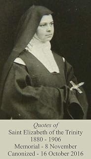 St. Elizabeth of The Trinity, Laminated, 5 Pack, with a Free Card of Jesus and one of The Footprints Story