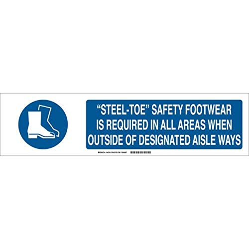 Insert coulissant de sécurité en aluminium pour signalisation de zone piétonne
