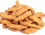 Yupik Salted Sesame Sticks 1 kg, Vegan, Kosher, Low-Calorie, Source of Protein & Fiber, Cholesterol-Free, Sugar-Free, Perfect for Snacking & Parties