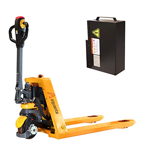 Aequanta Electric Pallet Jack 3300lbs Capacity Economy Pallet Truck Lithium Battery Mini Type Jack 48