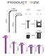 Flaconi 177PCS Motorrad Verkleidung Schrauben Kit, Verkleidungsschrauben Motorrad,Motorräder Windschutzscheibe Verkleidungsschrauben,Geeignet für die Meisten Sportmotorräder auf Dem Markt (Violett)
