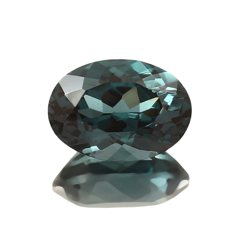 Tourmaline indicolite naturelle gemme ovale 10x14mm pour fabrication de bijoux collier