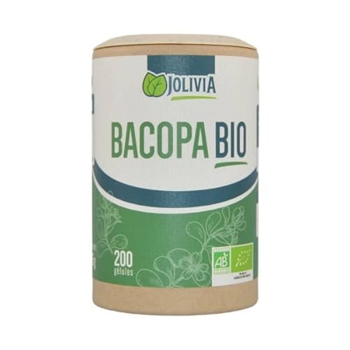 Bacopa Bio - 200 gélules végétales de 250 mg | Format Gélule | Complément Alimentaire | Vegan | Fabriqué en France Cover