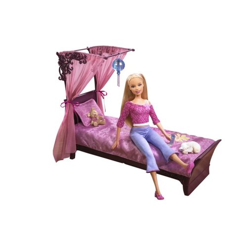Barbie Doll & Bed Amazon.in Toys & Games