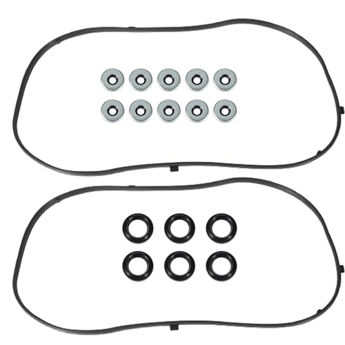 Image of VS50607R 0361708 Valve Cover Gasket Set Compatible with Acura MDX RL TL 3.5L Compatible with Honda Accord 3.0L 2003-2004 Odyssey Pilot Ridgeline 3.5L 2006-2008 Saturn Vue 3.5L 2004-2007, Kingkaitech