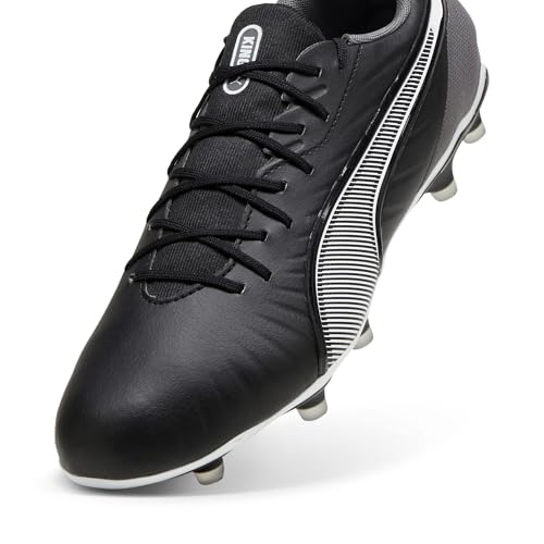 Puma King Match Fg/Ag, Scarpe Da Calcio Unisex - Adulto, Puma Black Puma White Cool Dark Gray, 40.5 Eu - 6