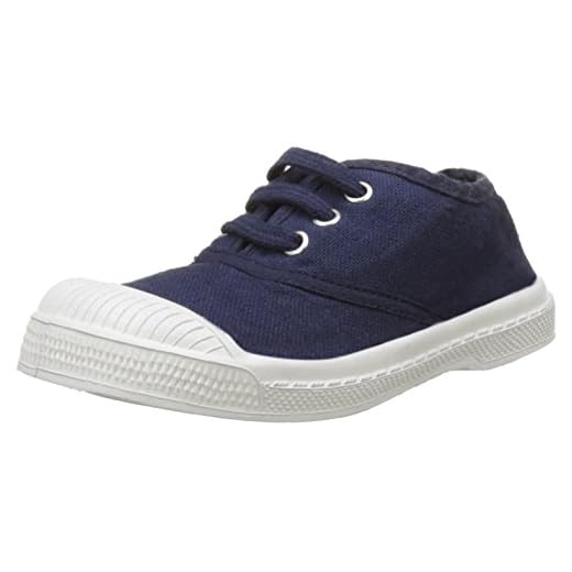 Bensimontennis Lacet Enfant - Botas de caño bajo Unisex Niños, Azul (Azul (Marine)), 24 EU