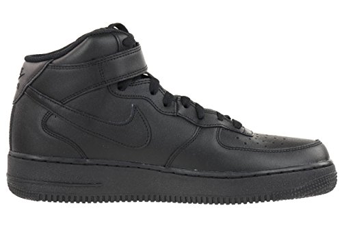 Nike NIKE Herren Air Force 1 Mid '07 High-Top Sneaker, schwarz, 44 EU