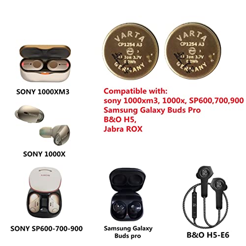 Batería de Repuesto VARTA CP1254 2 Pack para Auriculares Bluetooth miniatura 2