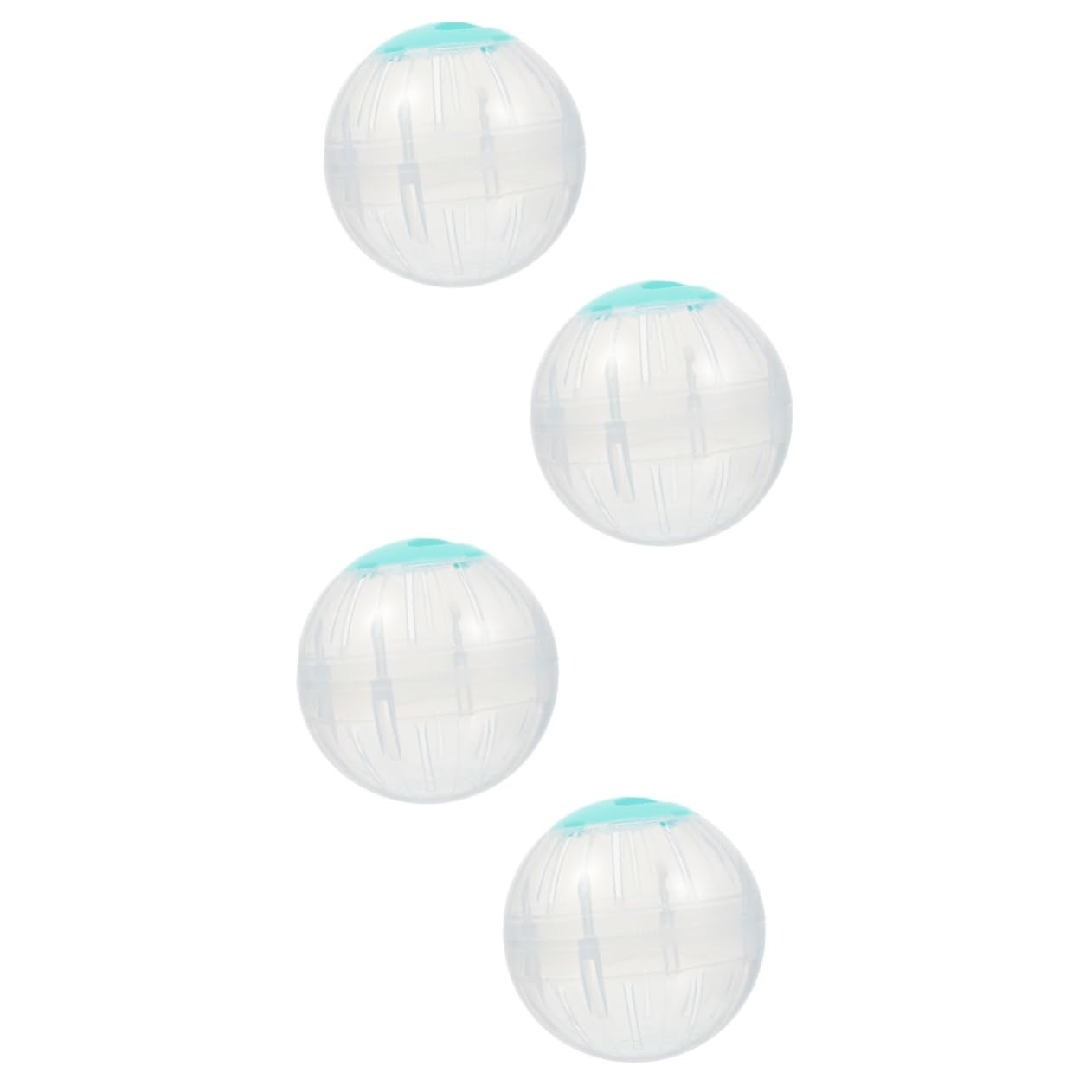 WOONEKY 4stücke Hamsterlaufbälle Transparente Fitnesskugeln Für Hamster Und Mäuse Spielzeug Für Mehr Bewegung Und Gesundheit Der Kleintiere