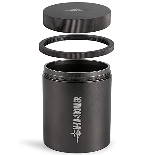 MHW-3BOMBER Kaffee-Dosierbecher, Aluminium-Legierung, Pulverbohnen, Aufbewahrungsdose, Barista-Werkzeug, Kaffeemaschinen-Zubehör (grau) Cover