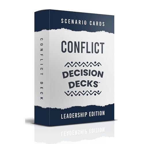 Leadership Scenario Cards | 60 Decision Deck Scenarios for Managers Developing Conflict Resolution Skills