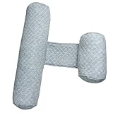 Vistnale Oreiller Reflux pour bébé, 1 Oreiller Anti roulis pour bébé, Reflux réglable avec Tissu Frais et Respirant, 7, 87 à 9, 45 Pouces, Gris, cale