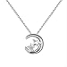 Produktbild CKAWM Halskette Silber Simple Star Moon Set Kette Weiblich Einfach Set Student Halskette