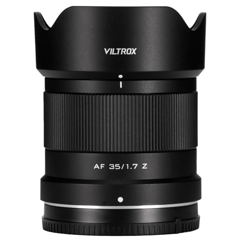 VILTROX 35mm F1.7 Lens Z-Mount, APS-C Large Aperture Auto Focus Prime Lens for Z Mount Camera Z5 Z50 Z50II Z6 Z6II Z6III Z7 Z7II ZFC Z30 Z9 Z8 ZF