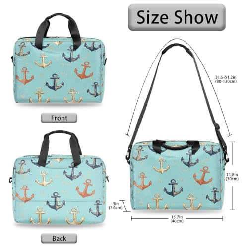 Maletín para portátil con diseño náutico Ocean 13-16 pulg miniatura 5
