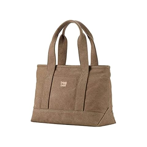 TRP0542 Troop London Classic Canvas Small Shoulder Bag/Tote Bag - Brown Cover