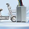 Alanmoship 15-18A 36V/48V Contrôleur de moteur sans balais et écran LCD Kit de guidon d'accélérateur pour vélo électrique Scooter (36V48V 350W) #1