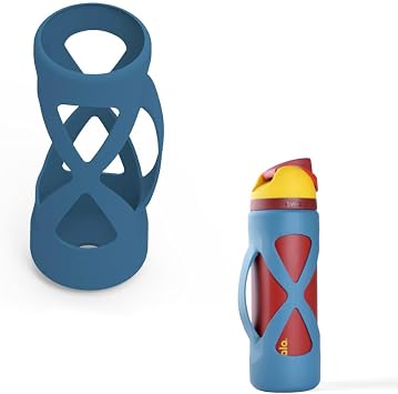 Silicone Water Bottle Sleeves Boot for Owala 24oz Bottle Cover Anti-Slip Protective Sleeve for Owala Water Bottle Accessories, Reusable Water Bottles Bumper for Running, Bike, Gym Or Jogging