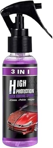 3-in-1 Multi-Functional Car Coating Spray – Fast Dry High Protection Car Polish & Refurbish Agent for Paint, Plastic Trim & Surface Shine