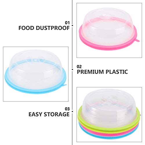 Cabilock Capa para placa de micro-ondas, 6 peças, capa protetora de tela de alimentos para micro-ond