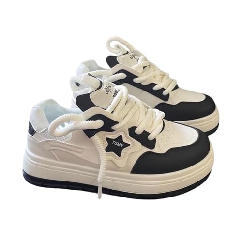 Star Shoes Walking Sneakers for Women Breathable Sporty Charm Cute Chunky Comfort Insole for Women Girl Walking Fit Well