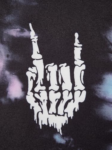 Hardaddy Men's Casual Tie Dye T-Shirts Short Sleeve Round Neck Graphic Tee Rock Band Tee Shirts4