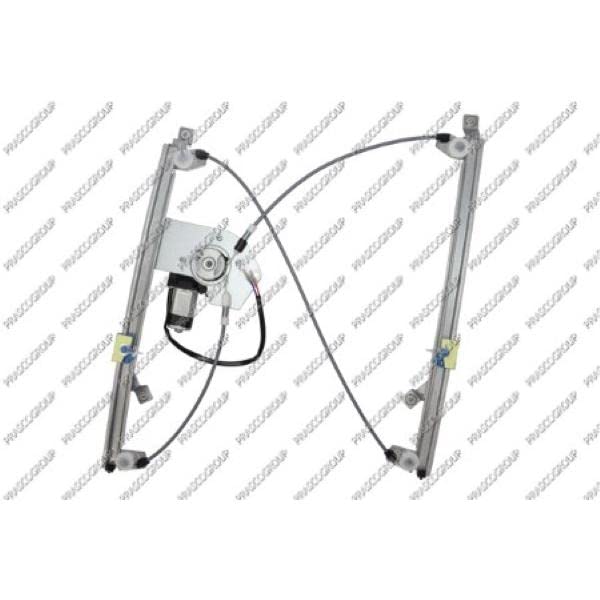 PRASCO Alzacristallo anteriore Sinistra elettrico Compatibilità con RENAULT Clio III Hatchback BR0/1, CR0/1 8200291145 8200843592 RN325W026