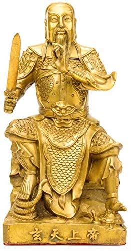 Statue de l'empereur Zhenwu en cuivre : le cadeau de collection idéal à offrir