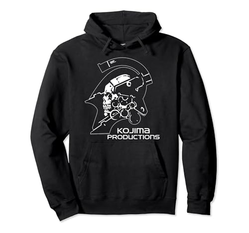 Kojima Productions White Video Gaming Merch Pullover Hoodie