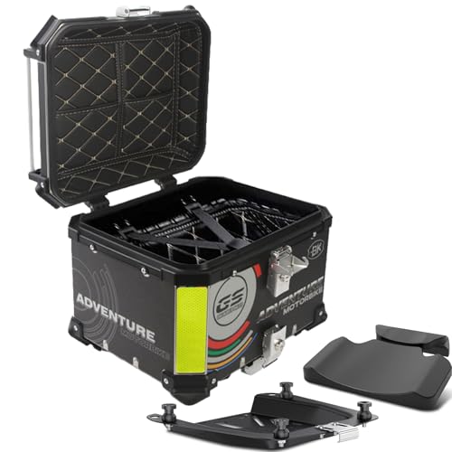 Coffre étanche de moto 55L haute résistance avec dossier passager