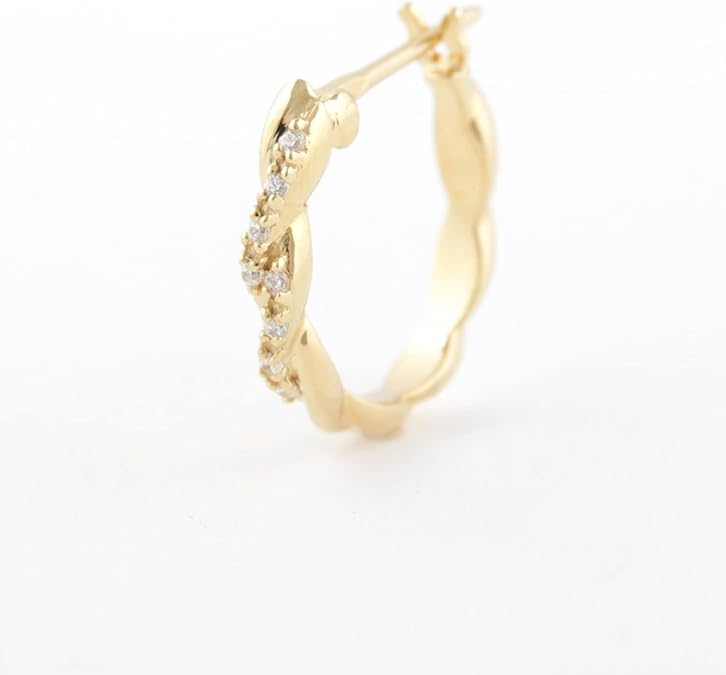 ジュエッテ jouete フープピアス ジルコニア ジルコニア フープピアス（ピアス（両耳用））｜Jouete