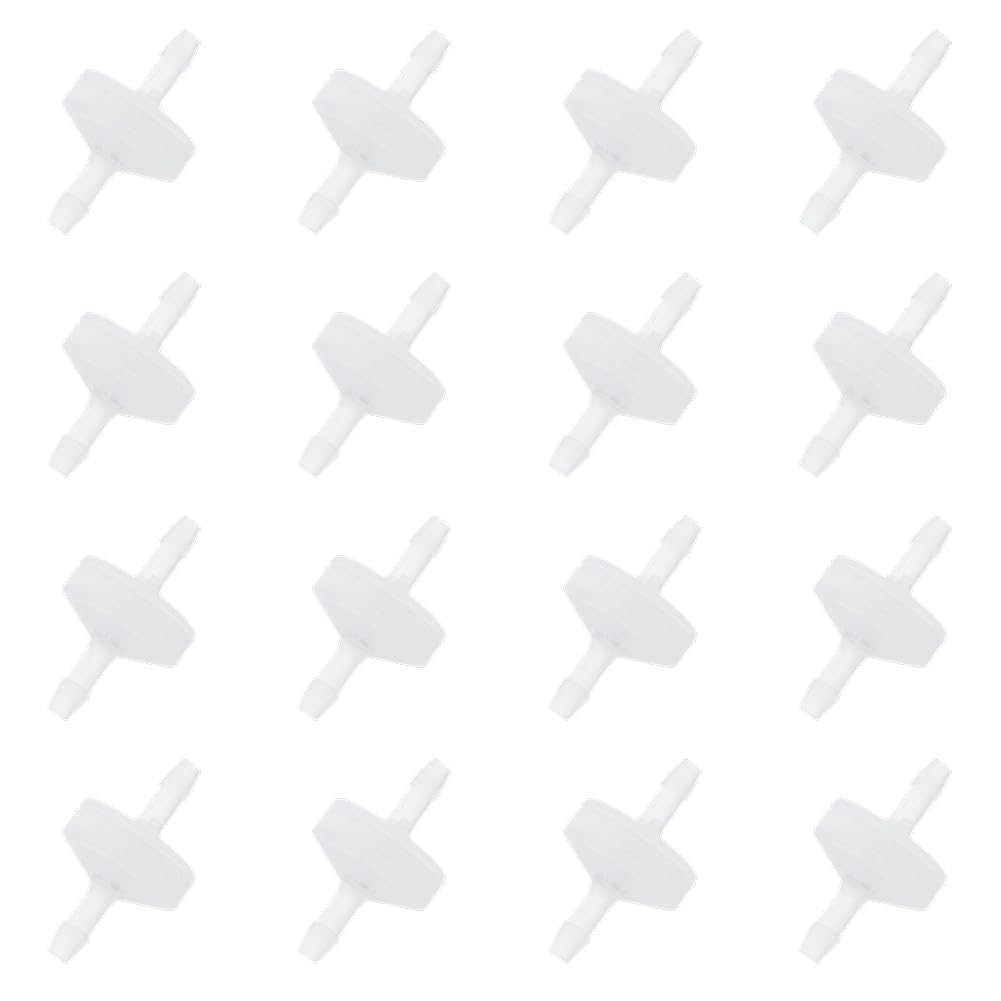 SUPERFINDINGS 10 Pack Plastic Aquarium Fish Tank Check Valve, 1/10