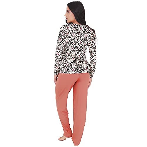 KIT 3 PIJAMAS DE INVERNO MANGA LONGA BICOLOR FEMININO MAIS BONITA (XG, Garfield Rosa/Minnie/Pug Rosa