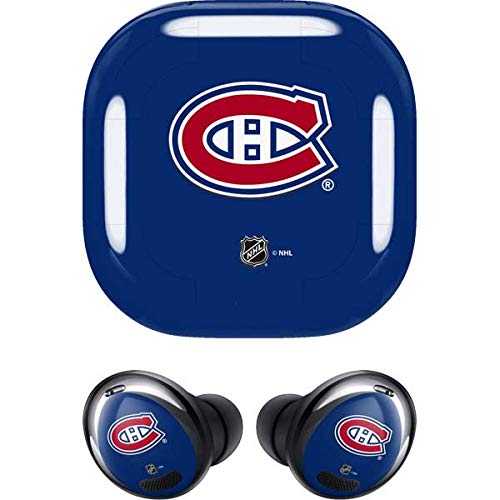 Skinit Decal Audio Skin Compatible with Samsung Galaxy Buds Pro - Officially Licensed NHL Montreal Canadiens Solid Background Design
